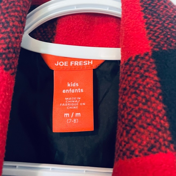 Red and black 7 years old jacket girls - Picture 2 of 2